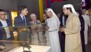 هزاع بن زايد ومنصور بن زايد يزوران فعالية "المغرب في أبوظبي"