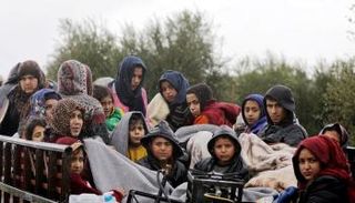 نازحون مدنيون من عفرين