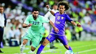 من مواجهة سابقة بين الهلال والعين