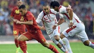 مواجهة سابقة بين تونس وبلجيكا 