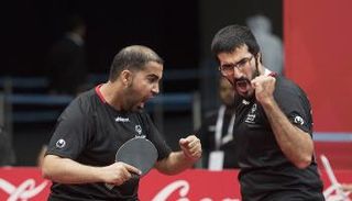 ثنائي المنتخب الإماراتي لتنس الطاولة