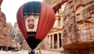 منطاد عام زايد يختتم جولته في عدد من المدن الأردنية