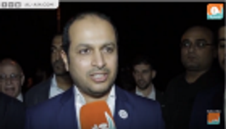 مبادرة صناع الأمل تضيء صخرة الروشة في بيروت