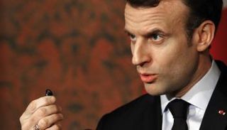 الرئيس الفرنسي ماكرون
