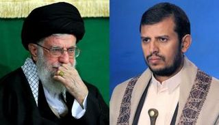 خامنئي مرشد إيران وعبد الملك الحوثي