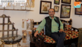 "ثائر جراب".. فنان يستلهم لوحاته من جمال الطبيعة