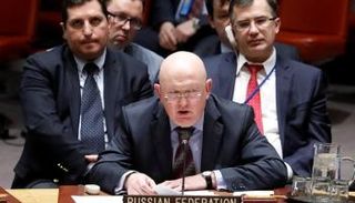 مندوب روسيا الدائم لدى الأمم المتحدة فاسيلي نيبينزيا - رويترز