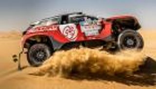 القاسمي يتقدم للمركز الثالث في ترتيب رالي أبوظبي الصحراوي