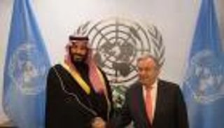 محمد بن سلمان يشهد مع جوتيريس توقيع البرنامج التنفيذي المشترك حول اليمن