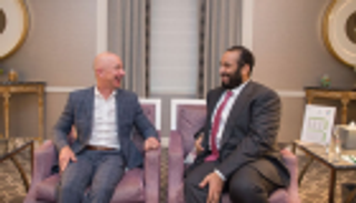 محمد بن سلمان يبحث ورئيس "أمازون" فرصا استثمارية