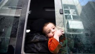 طفل نازح من الغوطة الشرقية - أرشيفية