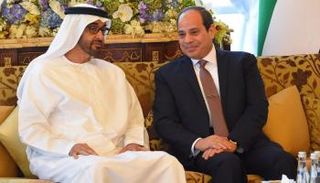 الشيخ محمد بن زايد آل نهيان والرئيس عبدالفتاح السيسي