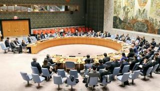 جانب من جلسة مجلس الأمن الدولي 