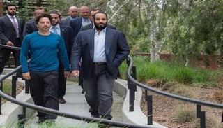 الأمير محمد بن سلمان بن عبد العزيز يزور شركة جوجل