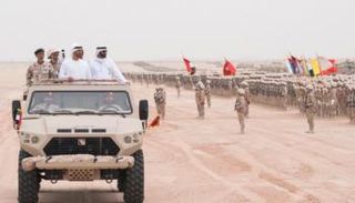 الشيخ محمد بن زايد يشهد ختام فعاليات التمرين العسكري