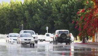 هطول أمطار غزيرة بالسعودية