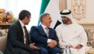 محمد بن زايد ورئيس تتارستان يبحثان علاقات التعاون بين البلدين