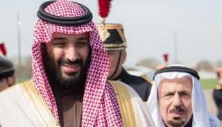 الأمير محمد بن سلمان لدى وصوله إلى فرنسا