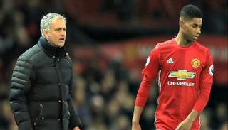 ماركوس راشفورد وجوزيه مورينيو