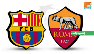 روما وبرشلونة