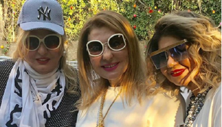 نادية الجندي مع سهير رمزي وبوسي شلبي