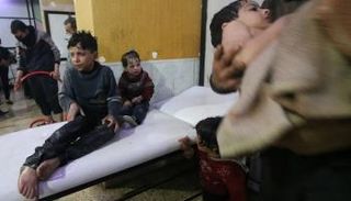 أطفال مدينة دوما بعد الهجوم الكيماوي