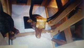 البقرة الذهبية من مقتنيات توت عنخ آمون 