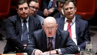 السفير الروسي لدى الأمم المتحدة فاسيلي نيبنزيا