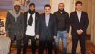 السفير السعودي لدى بريطانيا يستقبل السهلاوي والغامدي