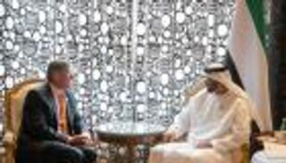 محمد بن زايد يستقبل الرئيس التنفيذي لمجموعة سيتي بنك المصرفية