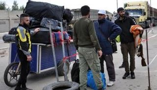 عناصر من القوات المسلحة عند خروجهم للشمال السوري - أرشيفية