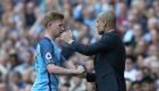 جوارديولا: دي بروين الأحق بجائزة لاعب العام في إنجلترا