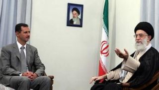 مرشد إيران على خامنئي وبشار الأسد - أرشيف