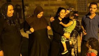 شيرين عبدالوهاب أثناء زيارتها لمنطقة القلعة