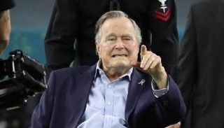 الرئيس الأمريكي الأسبق جورج بوش الأب