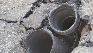 صورة لمقذوف عسكري حوثي أطلق تجاه الأراضي السعودية