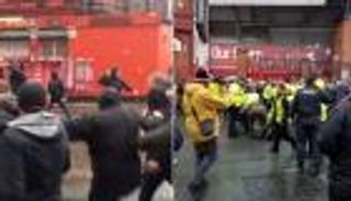 فيديوجراف.. الاشتباكات تعكر صفو لقاء ليفربول وروما في دوري الأبطال