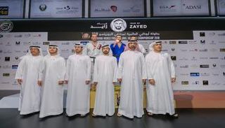 ولي عهد عجمان يتوج الفائزين في بطولة أبوظبي العالمية للجوجيتسو