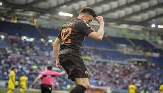 ستيفان الشعراوي خلال مباراة روما ضد كييفو