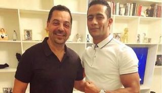 الفنان محمد رمضان مع المخرج طارق العريان