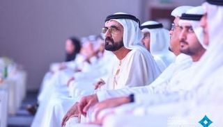 محمد بن راشد خلال تدشين المرحلة الثالثة