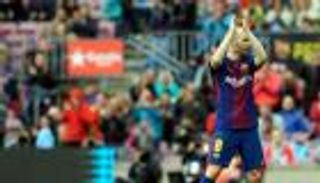 إنييستا يخوض مرانا خاصا قبل الكلاسيكو الأخير