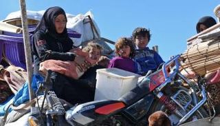 النازحون في سوريا بلا مأوى- أرشيف