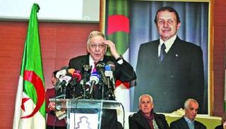 جمال ولد عباس الأمين العام لجبهة التحرير الوطني في الجزائر