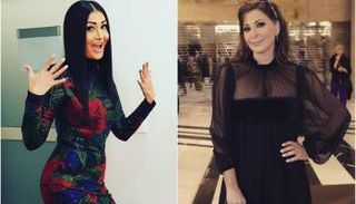 الفنانة اللبنانية إليسا والممثلة المصرية غادة عبدالرازق