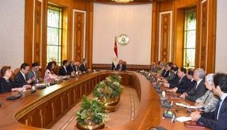 الرئيس السيسي يعقد اجتماعا مع بعثة صندوق النقد