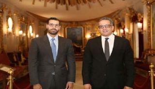وزير الآثار المصري يلتقي رئيس دائرة الثقافة والسياحة بأبوظبي