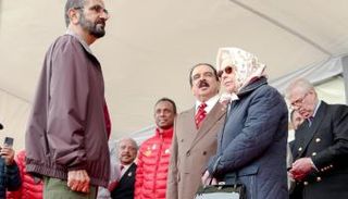 محمد بن راشد مع ملكة بريطانيا بحضور ملك البحرين