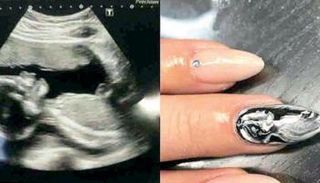 صور الأجنة أحدث صيحة لرسومات الأظافر ببريطانيا