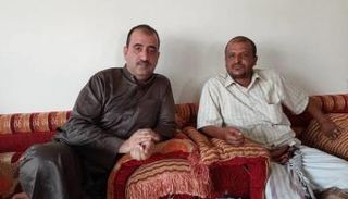 عبدالله صالح معرجي مع محافظ مأرب 